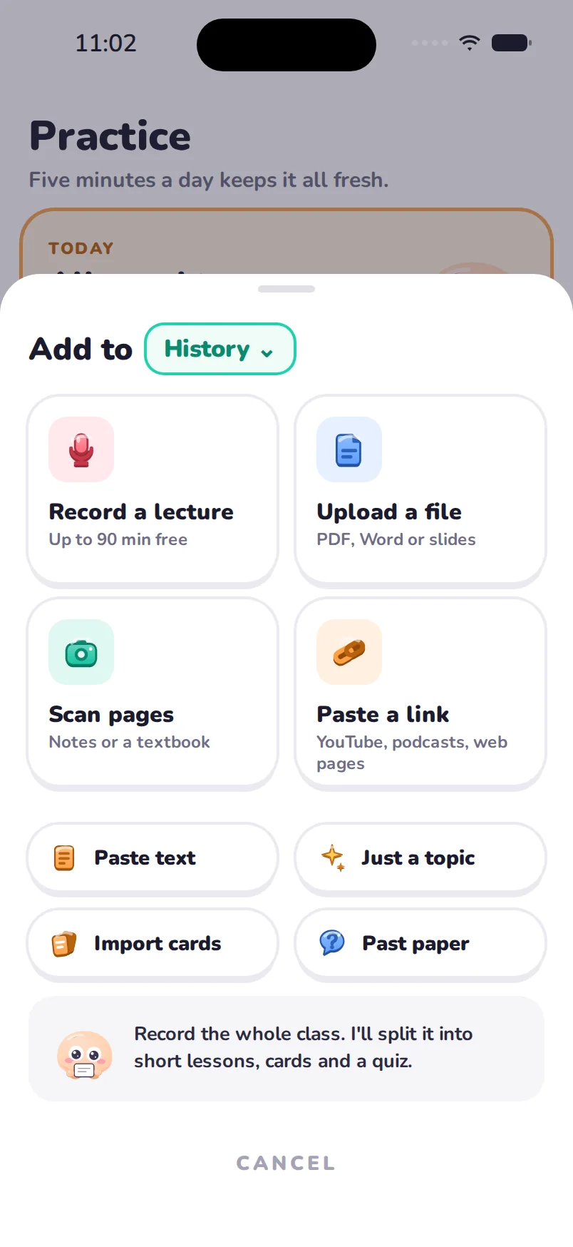 Past papers