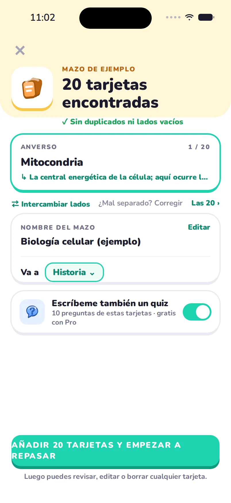 Flashcards