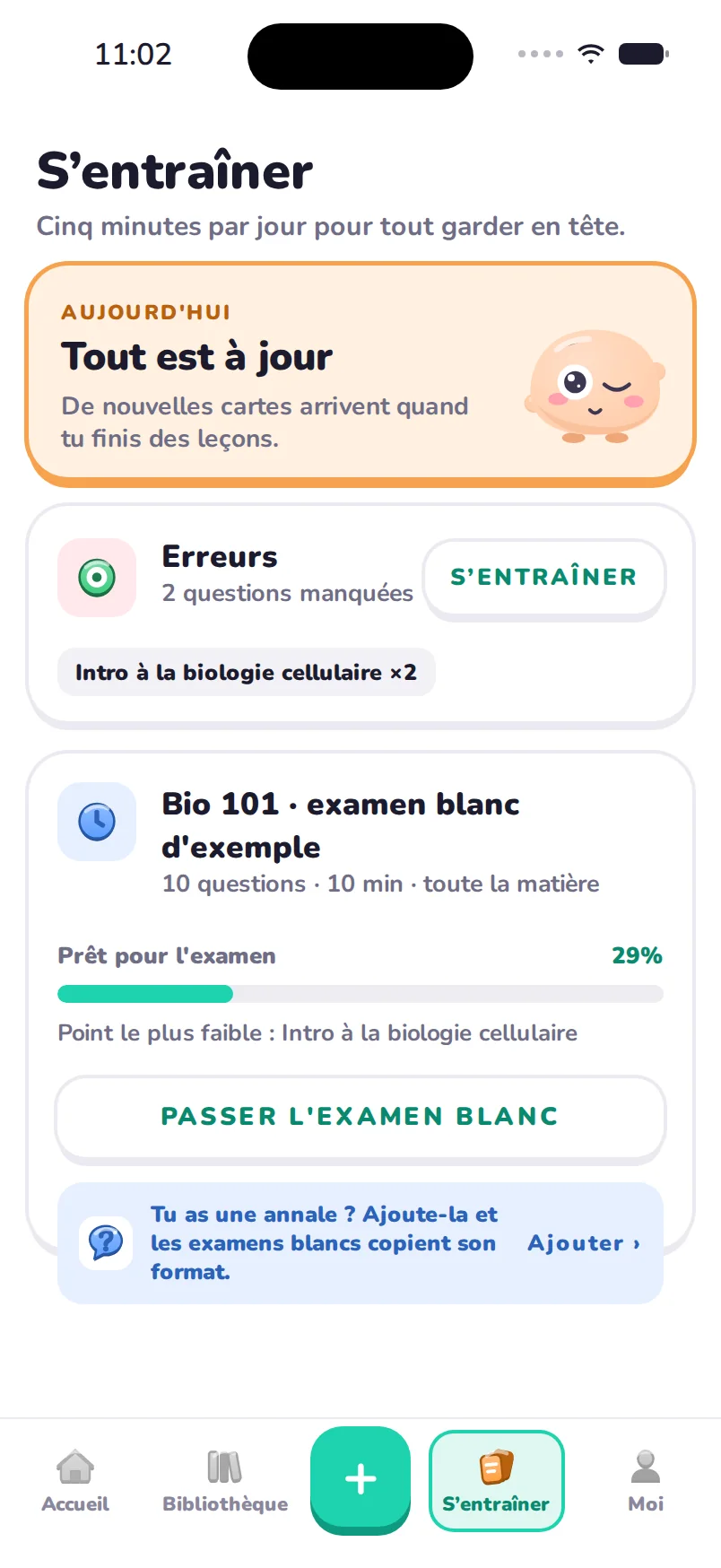 QCM et tests